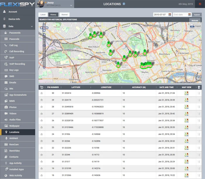 gps tracking